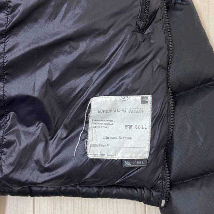 【希少】ノースフェイス ヌプシ アルファ ダウンジャケット ダウン リミテッド