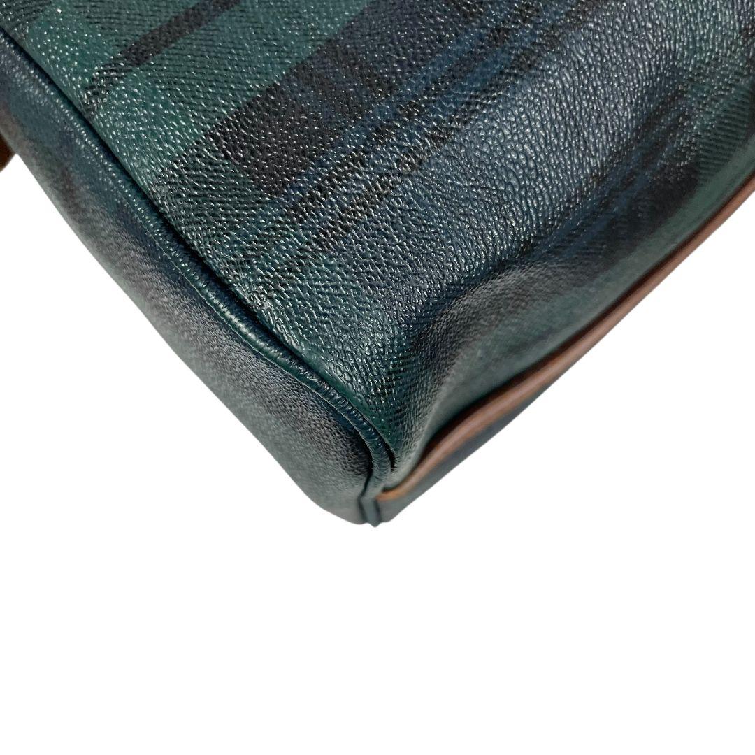 美品　POLO RALPH LAUREN　ブラックウォッチミニボストンバッグ