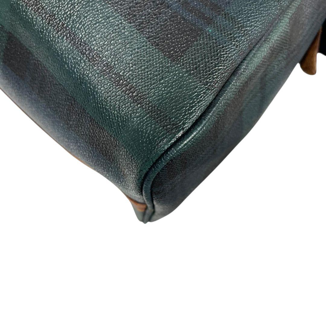 美品　POLO RALPH LAUREN　ブラックウォッチミニボストンバッグ