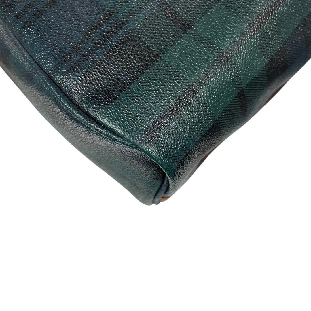 美品　POLO RALPH LAUREN　ブラックウォッチミニボストンバッグ