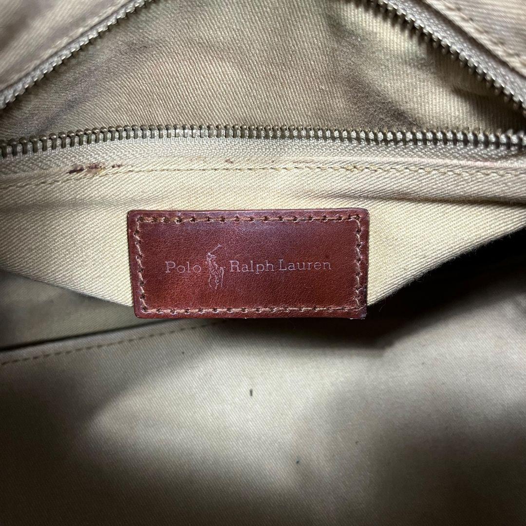 美品　POLO RALPH LAUREN　ブラックウォッチミニボストンバッグ