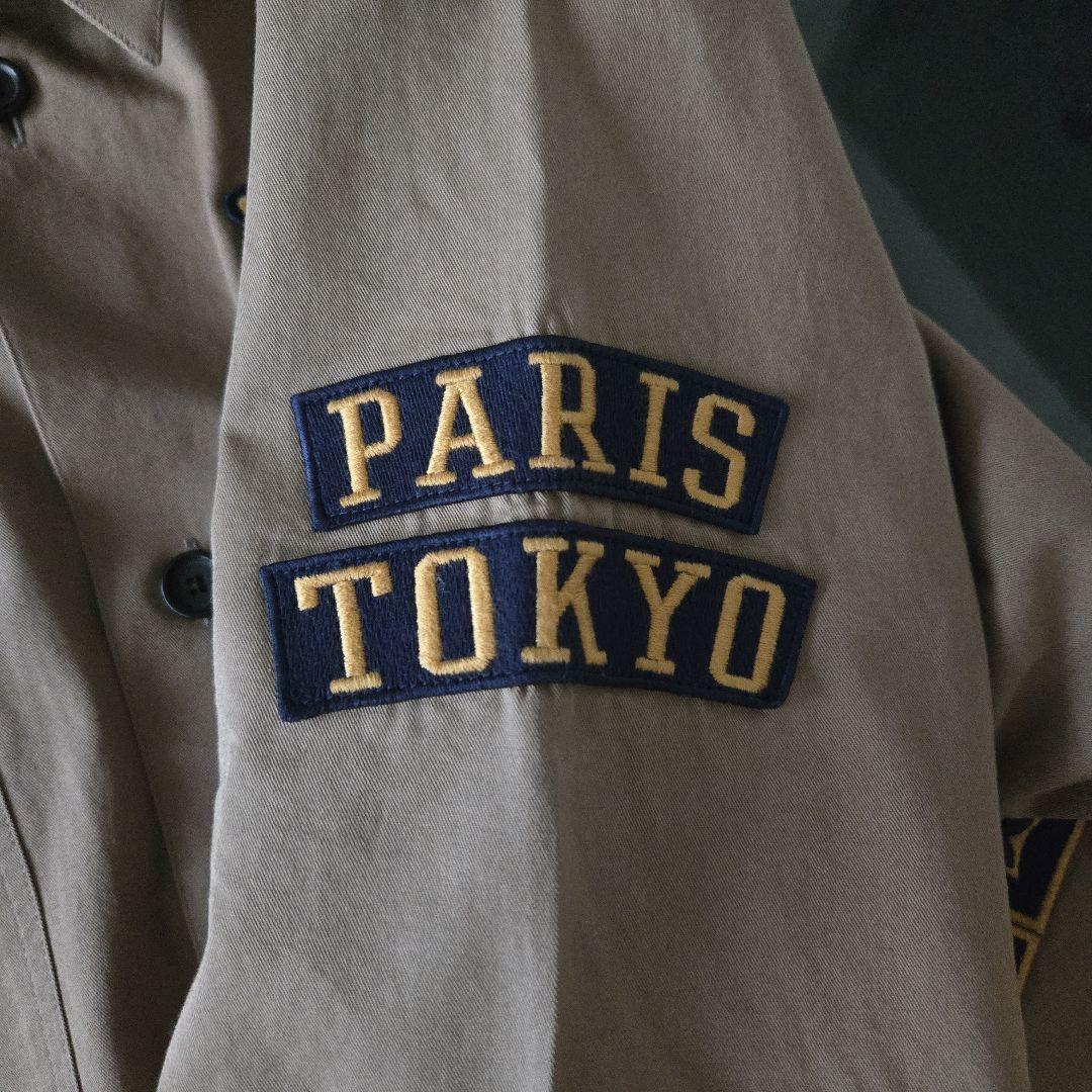 ルイヴィトン×フラグメント フラグメント ワッペン ミリタリーシャツ キムタク着