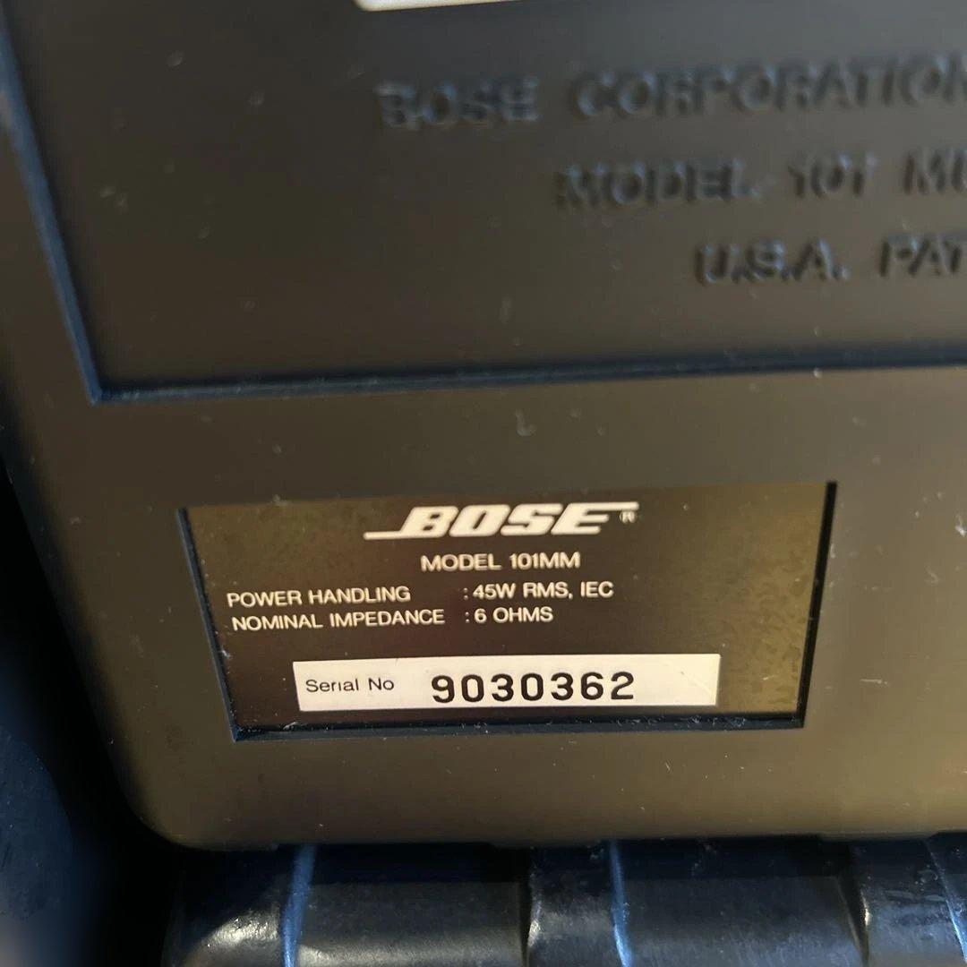 BOSE スピーカー　101MM 1706Ⅱ セット　中古品