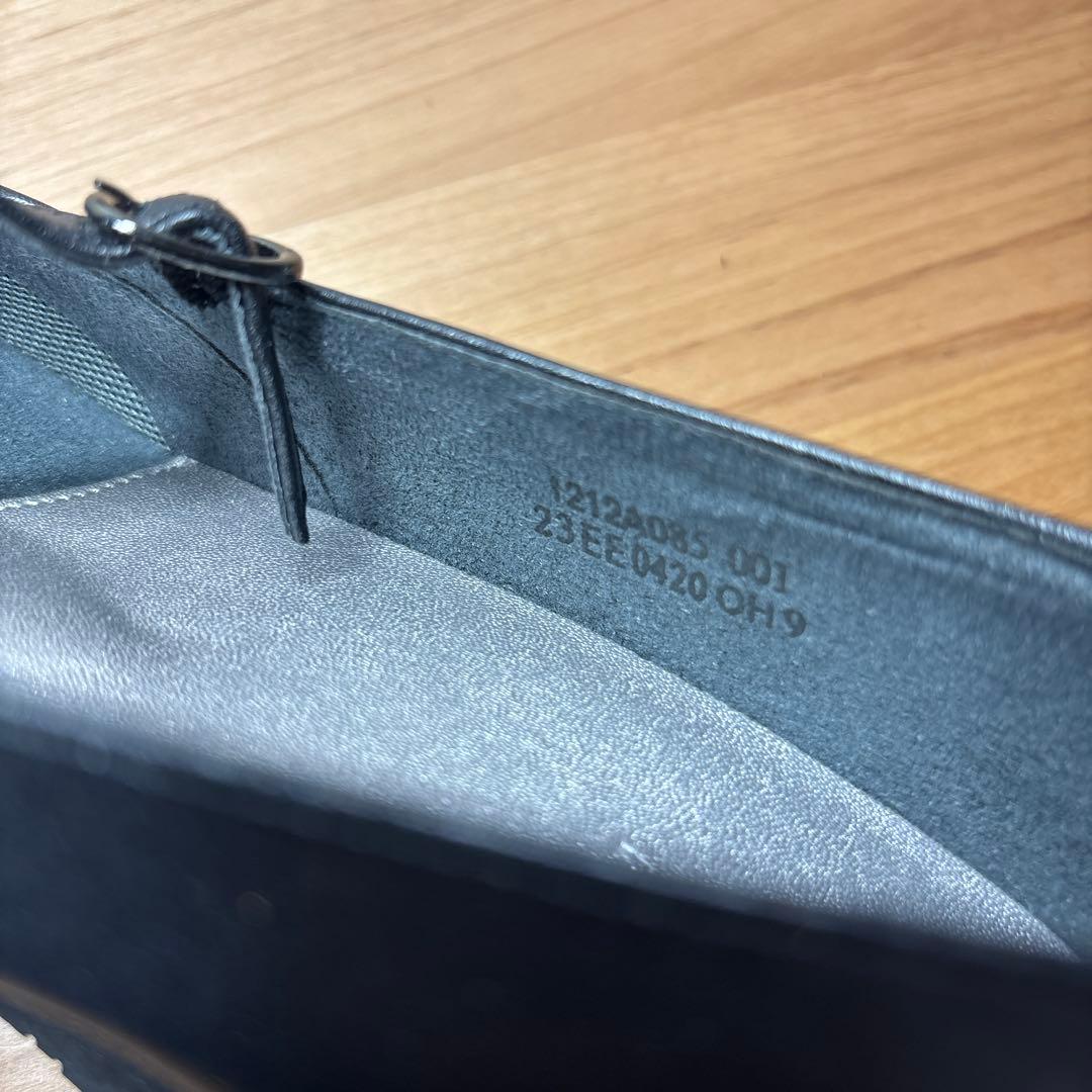 【新品】pedala ペダラ　パンプス　ストラップ　ダークグレー　23cm