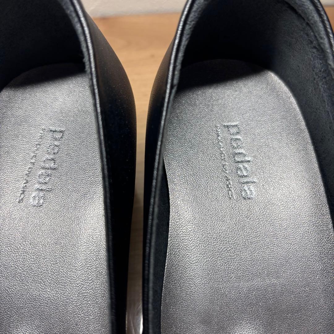 【新品】pedala ペダラ　パンプス　ストラップ　ダークグレー　23cm