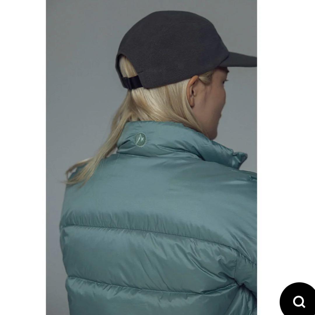 marmot ダウン　ミント　水色　ティファニー　モンベル　ネージュダウン
