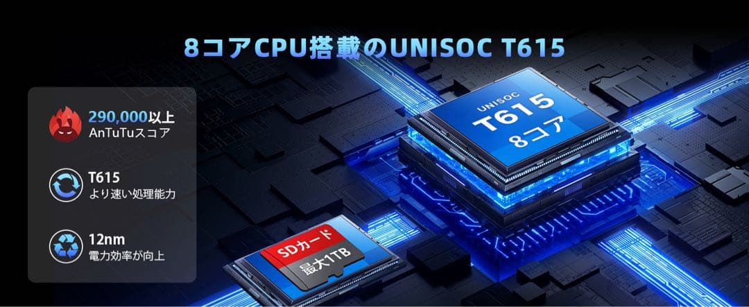 【Android15 タブレット 10インチ wi-fiモデル】