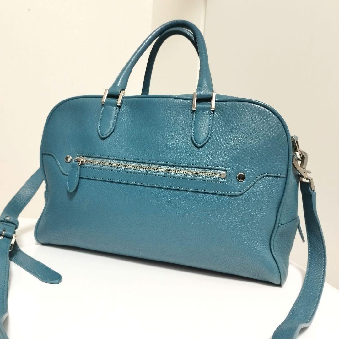 美品☆　NAGATANI 2WAY　ボストンバッグ　ショルダーバッグ　レザー