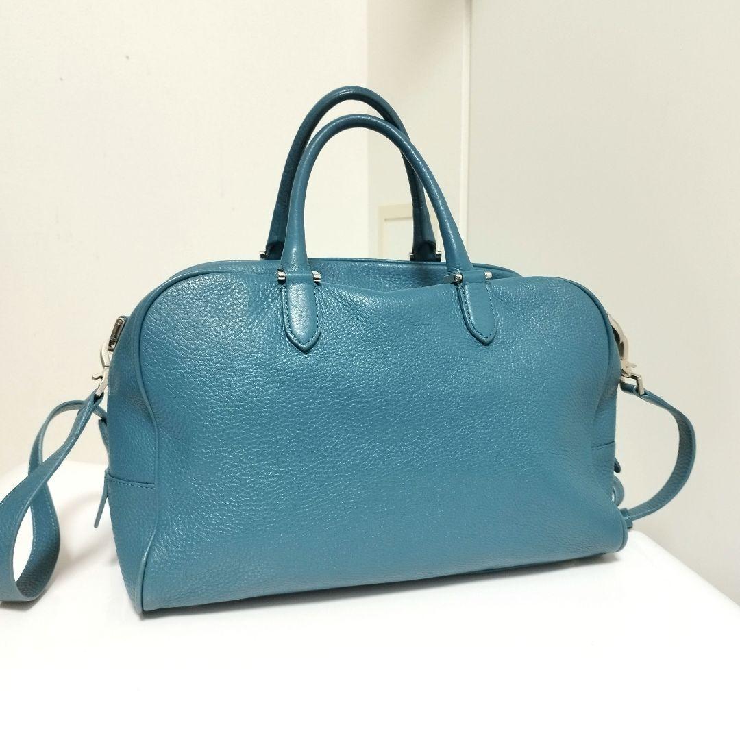 美品☆　NAGATANI 2WAY　ボストンバッグ　ショルダーバッグ　レザー