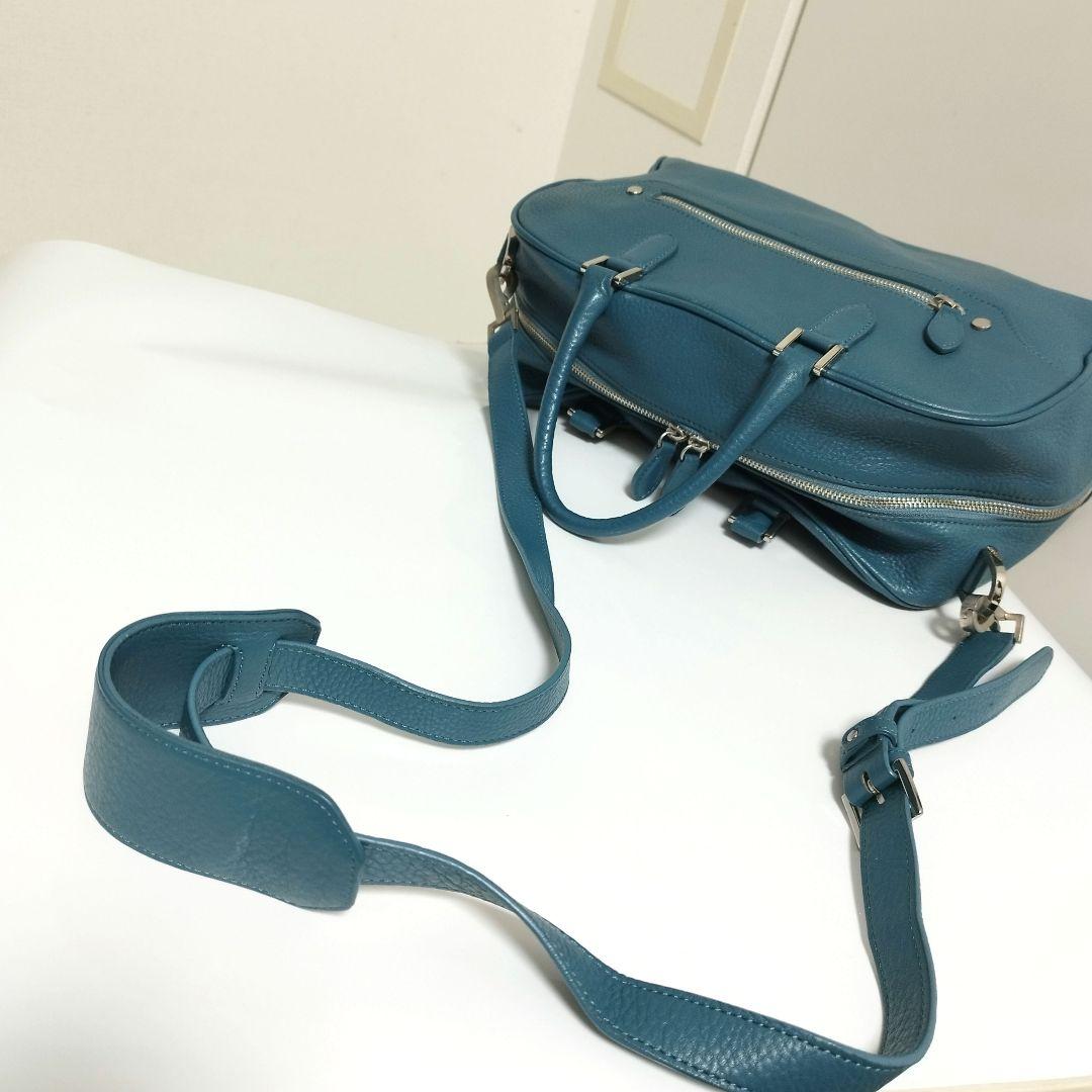 美品☆　NAGATANI 2WAY　ボストンバッグ　ショルダーバッグ　レザー