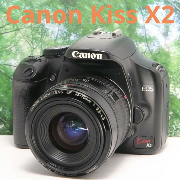 ❤シャッター数3653♪Canon Kiss X2♪スマホ転送OK&入門用❤
