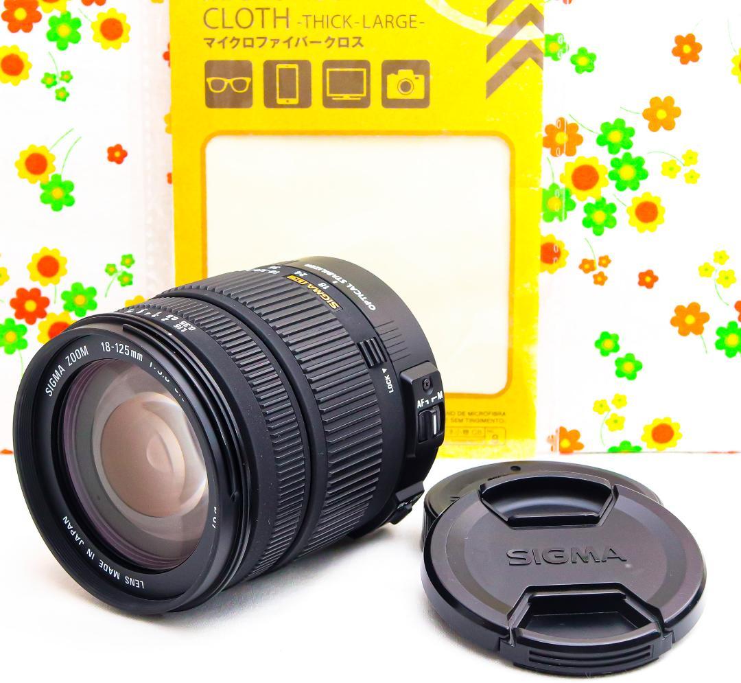 美品☆シグマ Sigma 18-125mm☆キャノン用☆これ１本あればラクラク♪