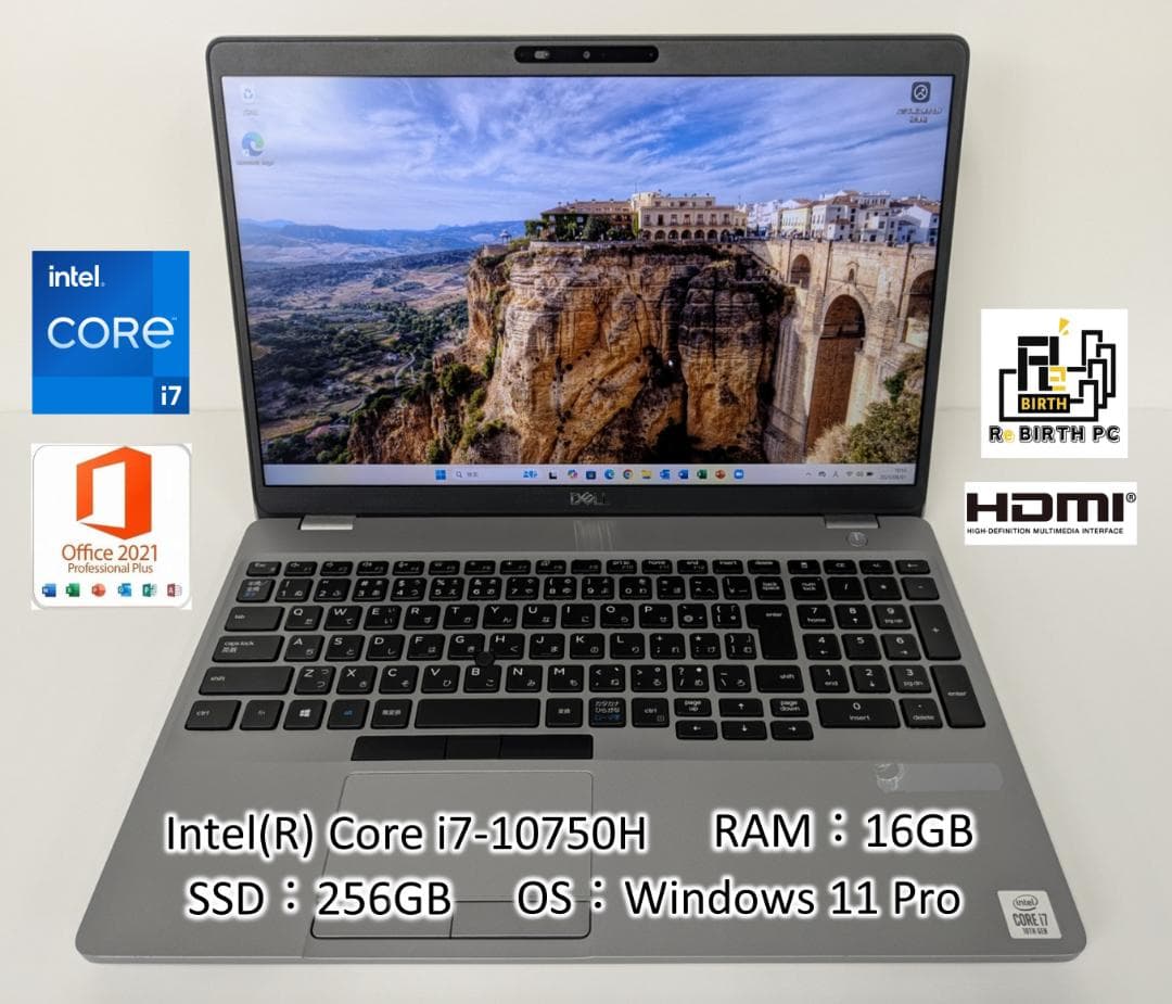 訳あり 第10世代 Core i7 SSD512GB Quadro P620