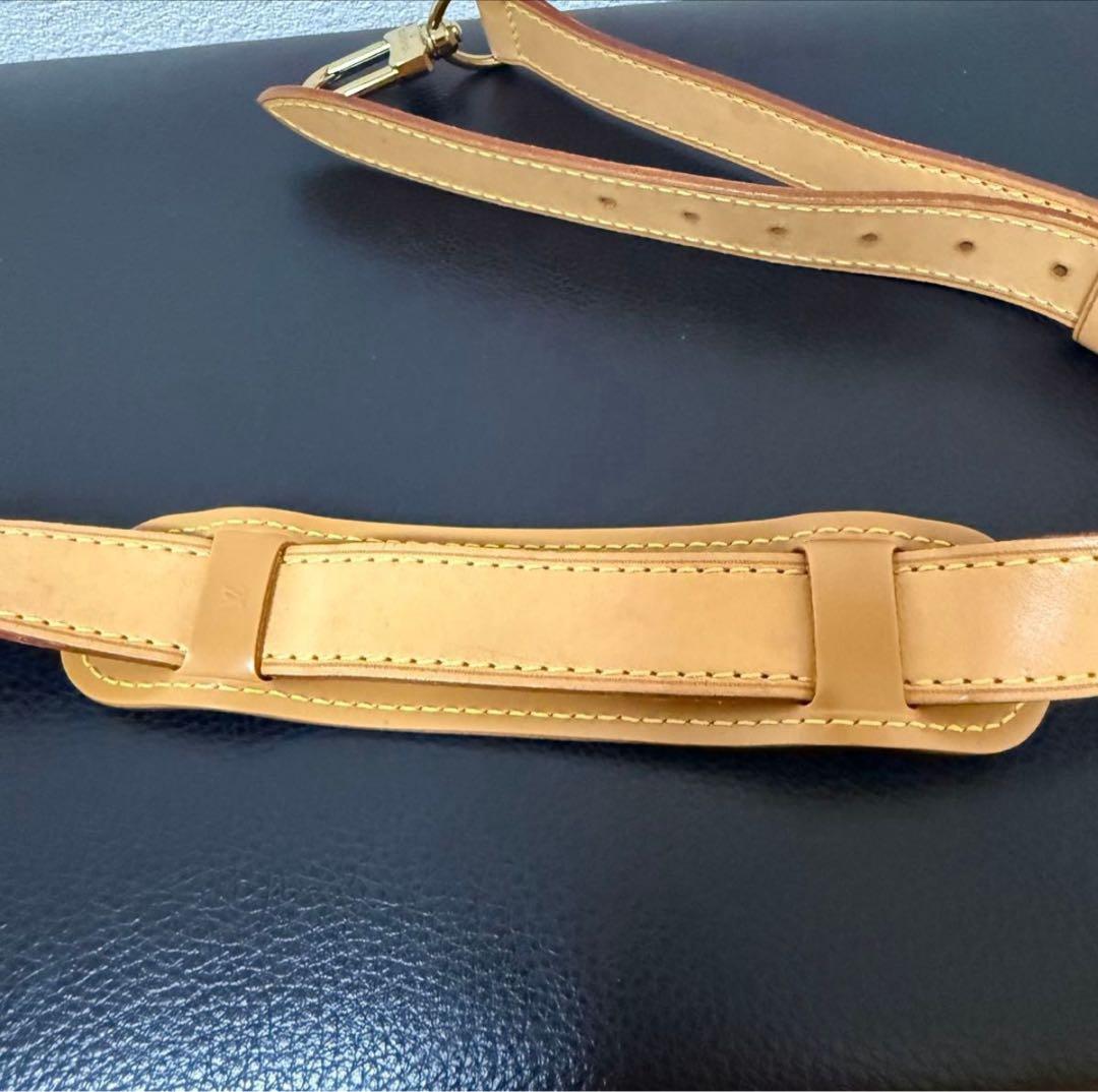 美品 LOUIS VUITTON キーポルバンドリエール 45 ダミエ・アズール