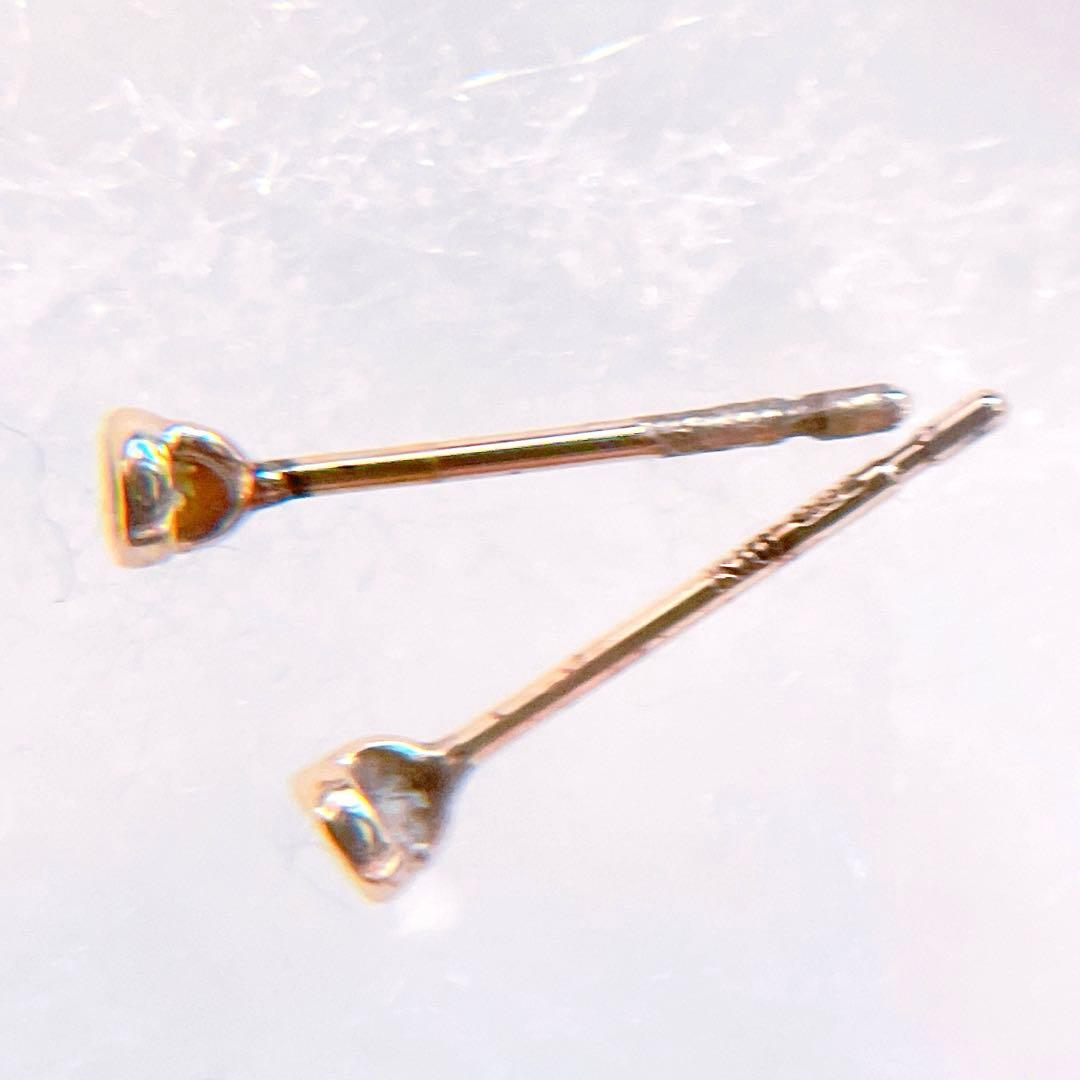 r*.様 les bonbon K10 ミニダイヤモンドピアス