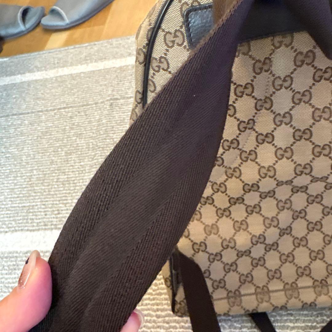 GUCCI ベージュ GGパターン リュック