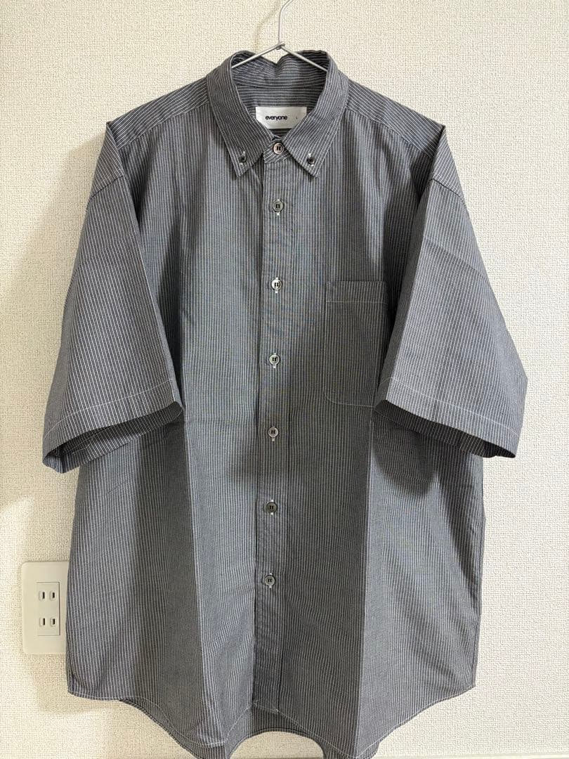 everyone 25ss 半袖チャックシャツ　L