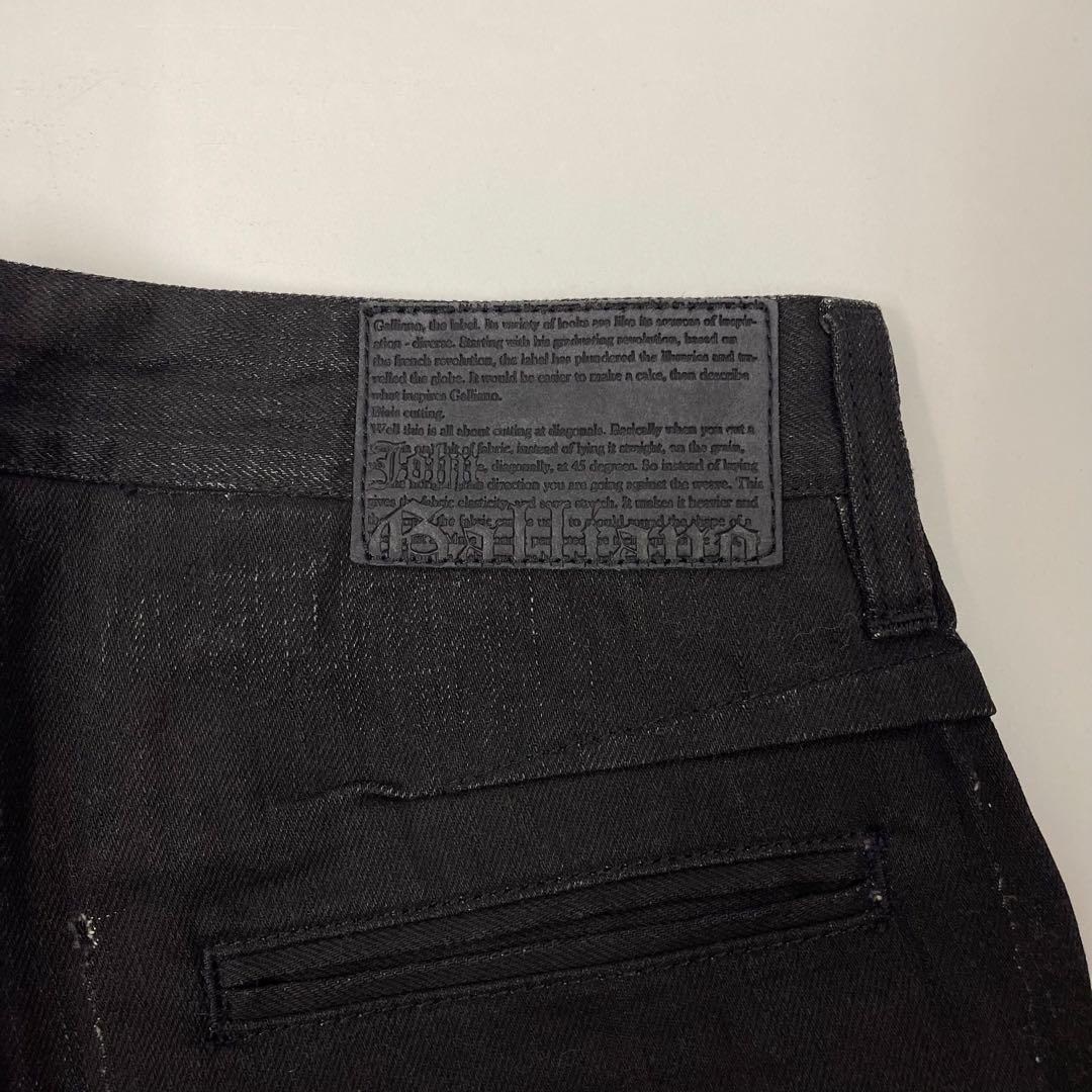 john gallianoジョン・ガリアーノ★黒デニム