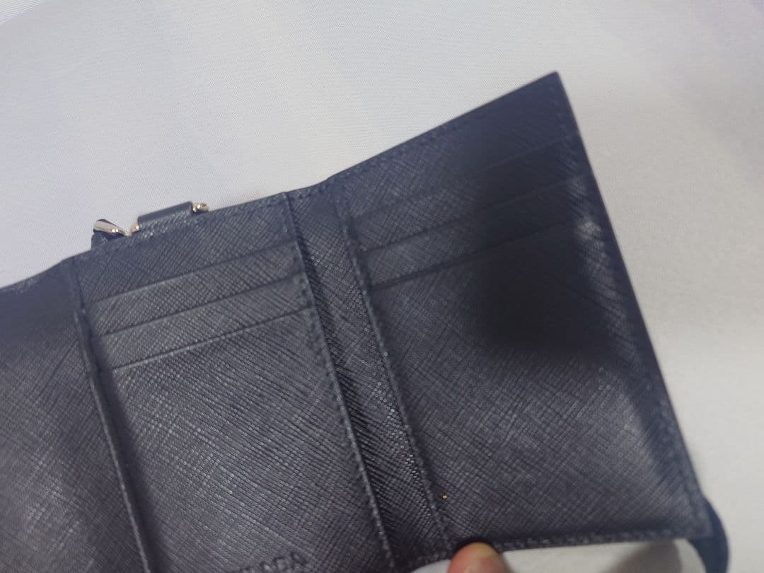 超美品 廃盤品 プラダ ケース カードケース 2MR036 サフィアーノ