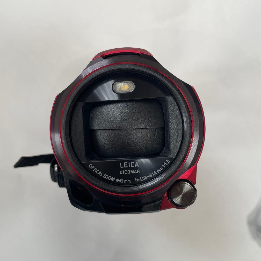 【未使用級】Panasonic 4Kビデオカメラ　HC-VX992M レッド