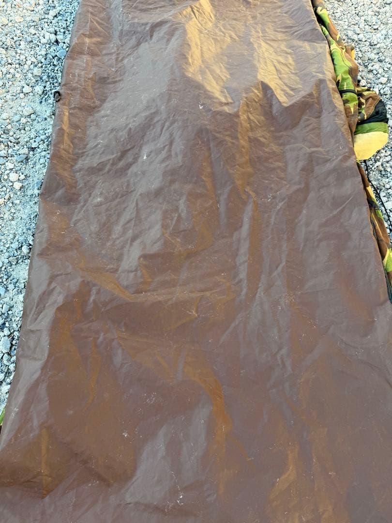 オランダ軍　ダッチアーミーテント① ＤＰＭ迷彩　補修1箇所有り