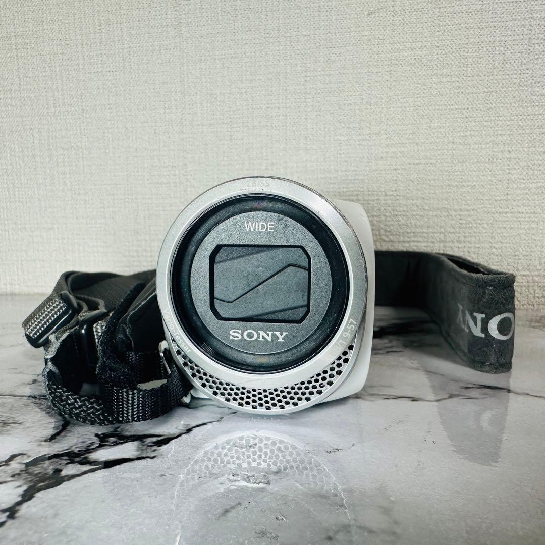 SONYハンディカム　HDR-CX485 ホワイト　Wi-Fi対応