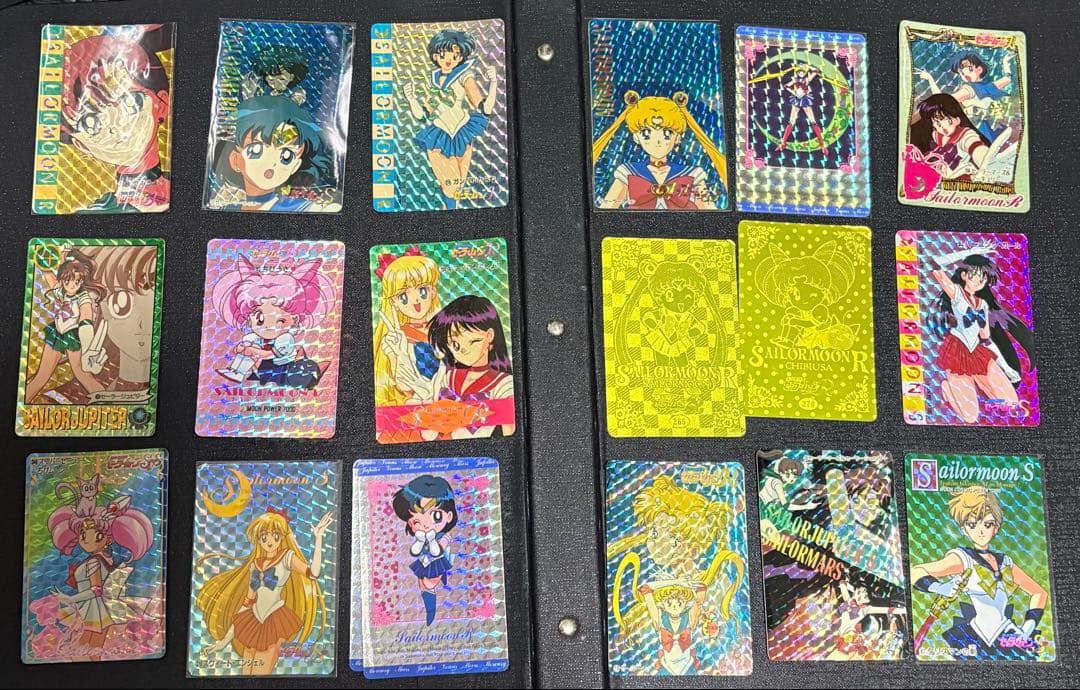 セーラームーン 当時　カードダス93 94 95年　アマダ　ppスーパー　ホロ