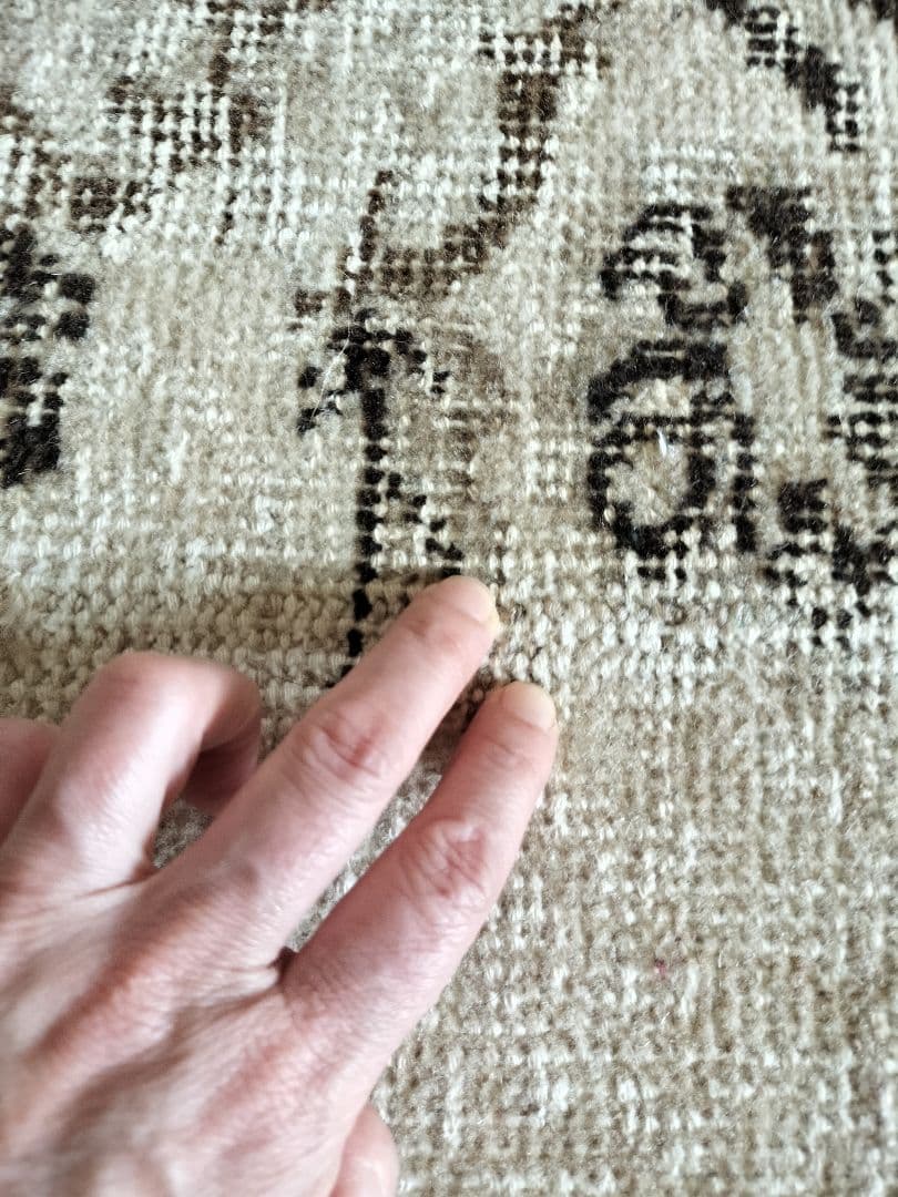 【strawberry_jam15】超大判クリームベージュラグNo.629