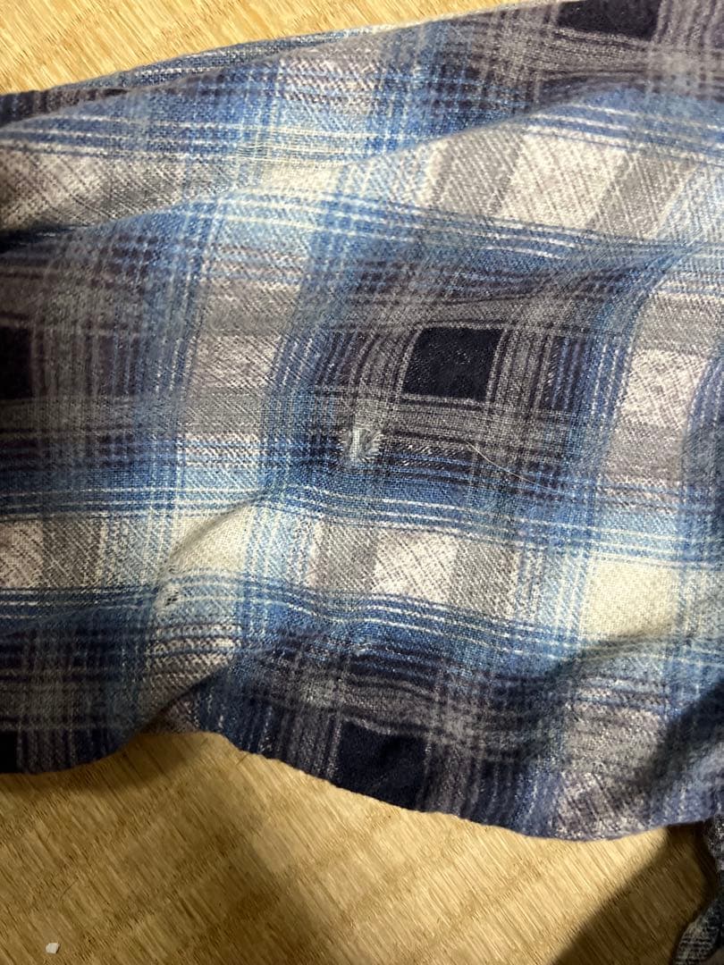 〈襤褸〉60s Towncraft オンブレチェックプリントネルシャツ