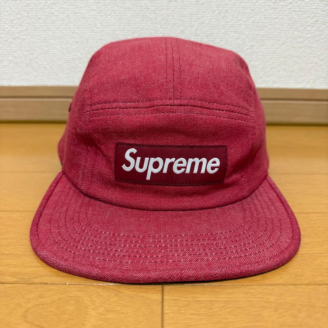 帽子 Supreme Denim Croc Strap Camp Cap 14aw