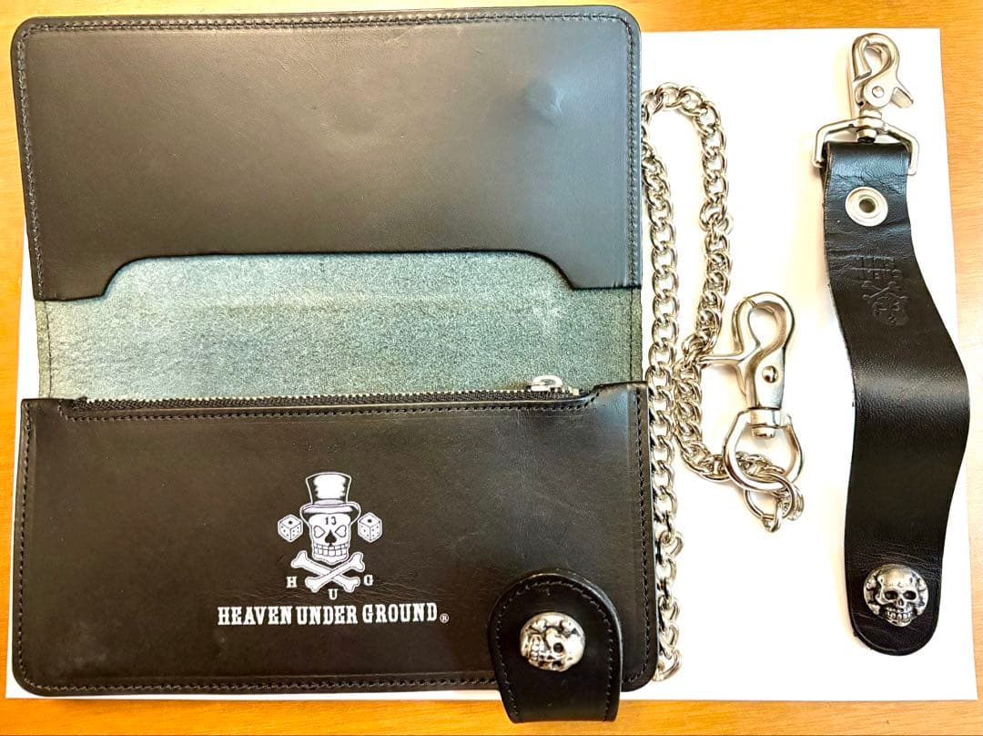 クリームソーダ・ドクロリベット長財布 ＋キーホルダーのセット