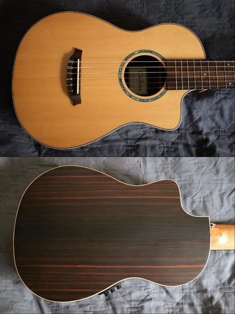 美品 CORDOBA MINI Ⅱ EB-CE エレアコ　トラベルギター