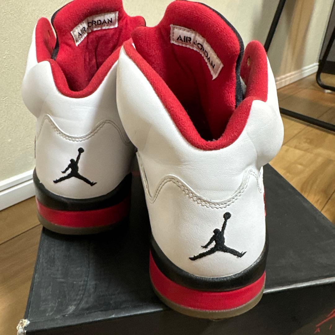 AIR JORDAN5 エアジョーダン5 ファイヤーレッド ブラックタン　美品