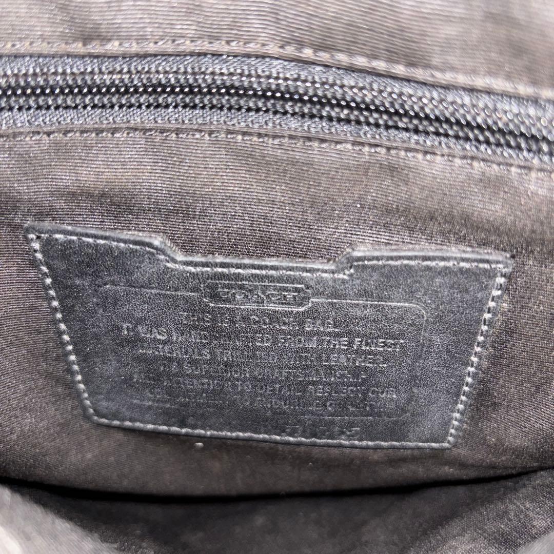 美品⭐️COACH ブラック メッセンジャーバッグ レザー　PVC サイズ調節