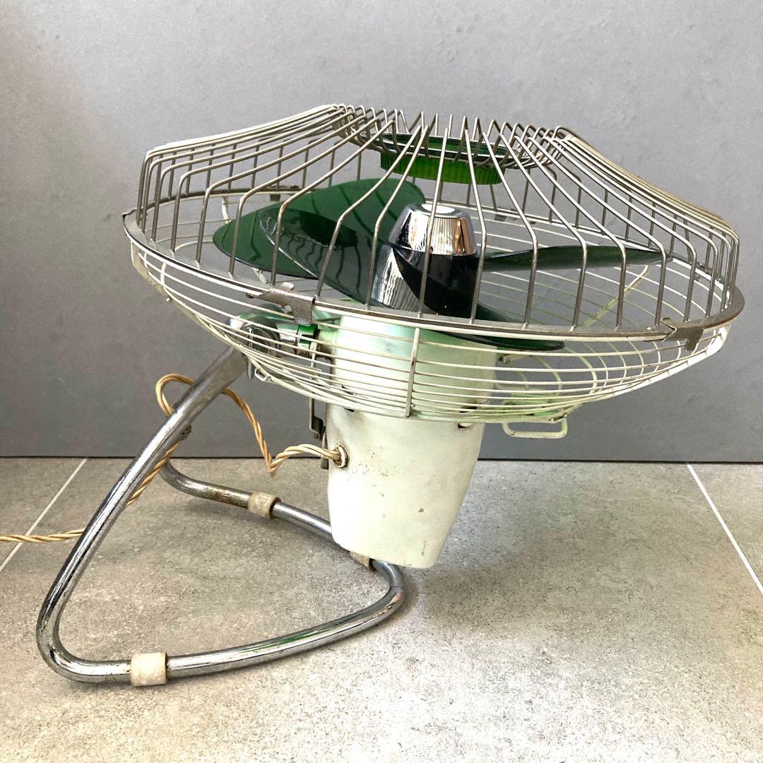 昭和レトロ 富士電機 サイレントファン 扇風機 3枚羽 レトロ家電