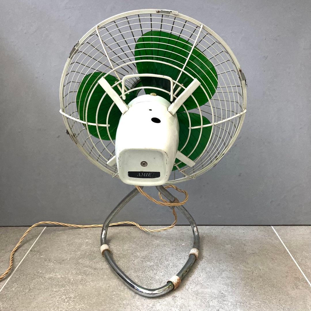 昭和レトロ 富士電機 サイレントファン 扇風機 3枚羽 レトロ家電