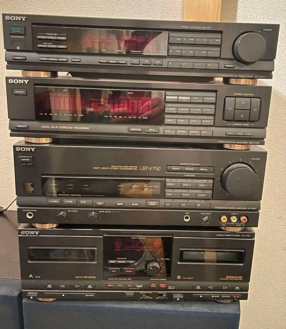 【ジャンク品】SONY LBT-V750 システムコンポ　ソニー