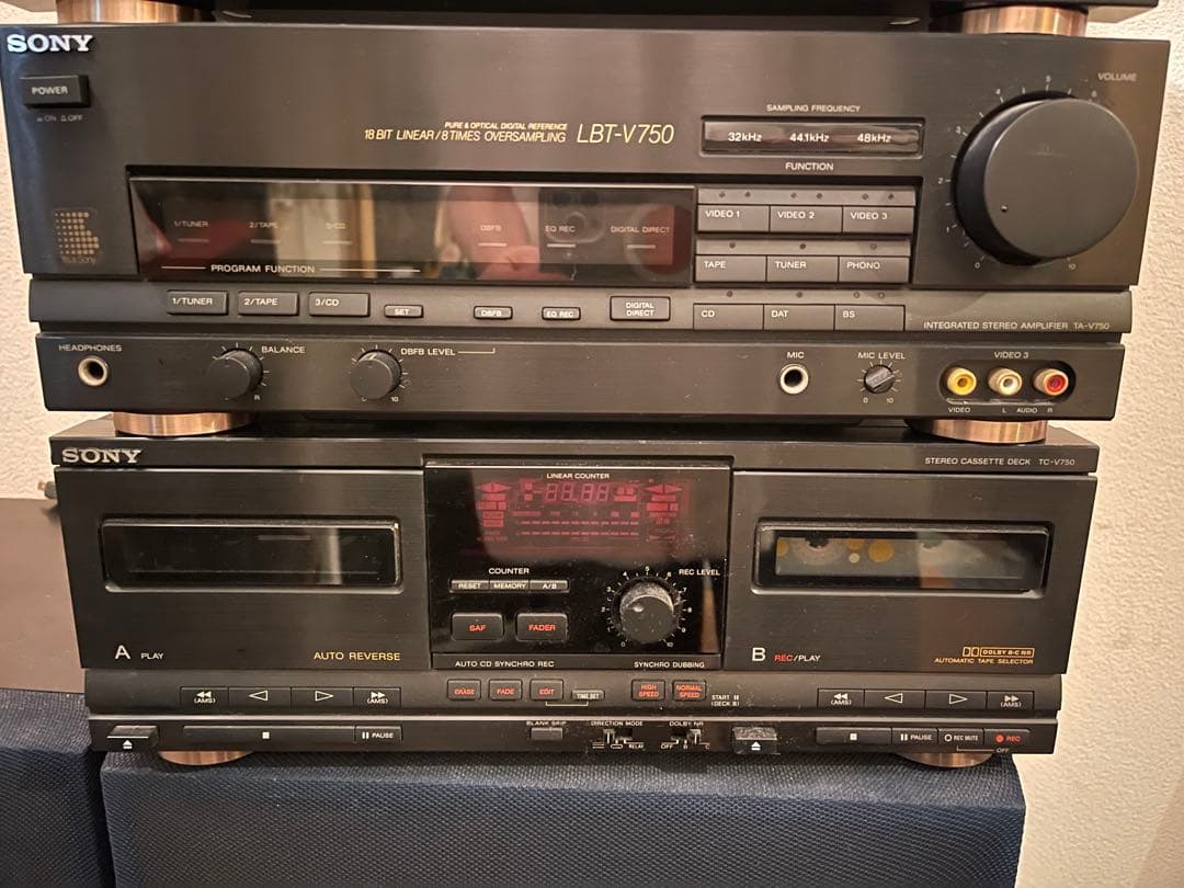 【ジャンク品】SONY LBT-V750 システムコンポ　ソニー