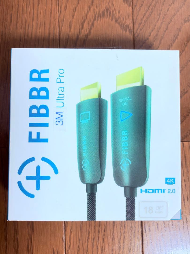 FIBBR フィバー ULTRA PRO 3.0m 4K対応HDM光Iケーブル