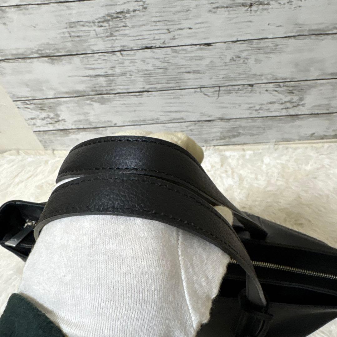 極美品　aniary アニアリ　トートバッグ　シボ革レザー　ビジネスバッグ　A4