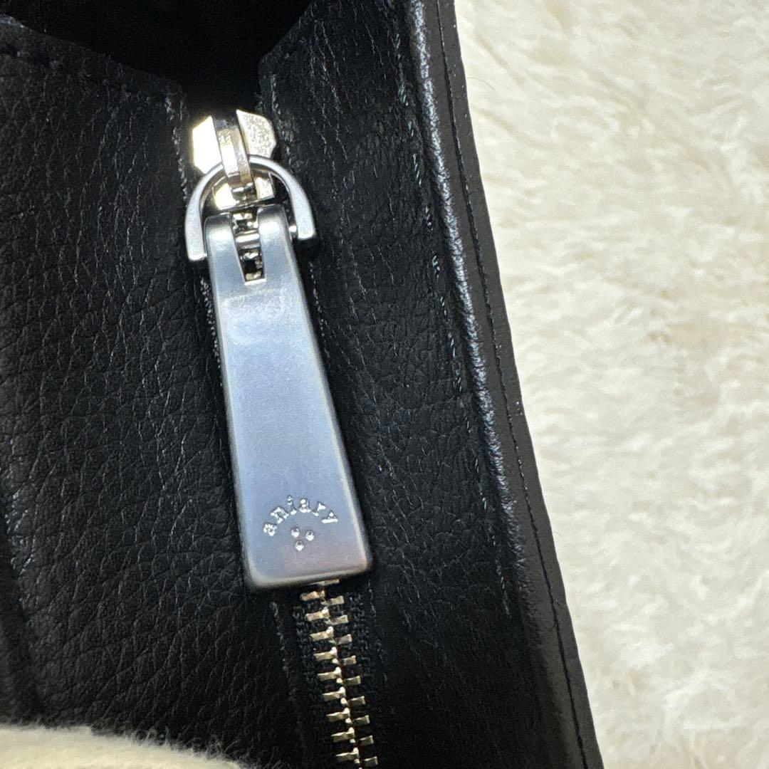 極美品　aniary アニアリ　トートバッグ　シボ革レザー　ビジネスバッグ　A4