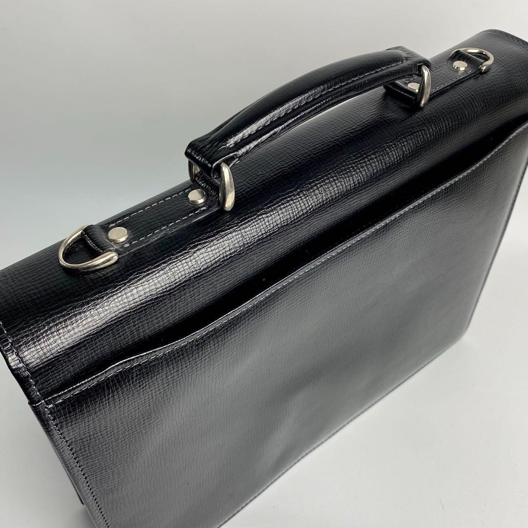 【美品】青木鞄　ビジネスバッグ　A4可　バルボス　BALBOS　日本製　レザー