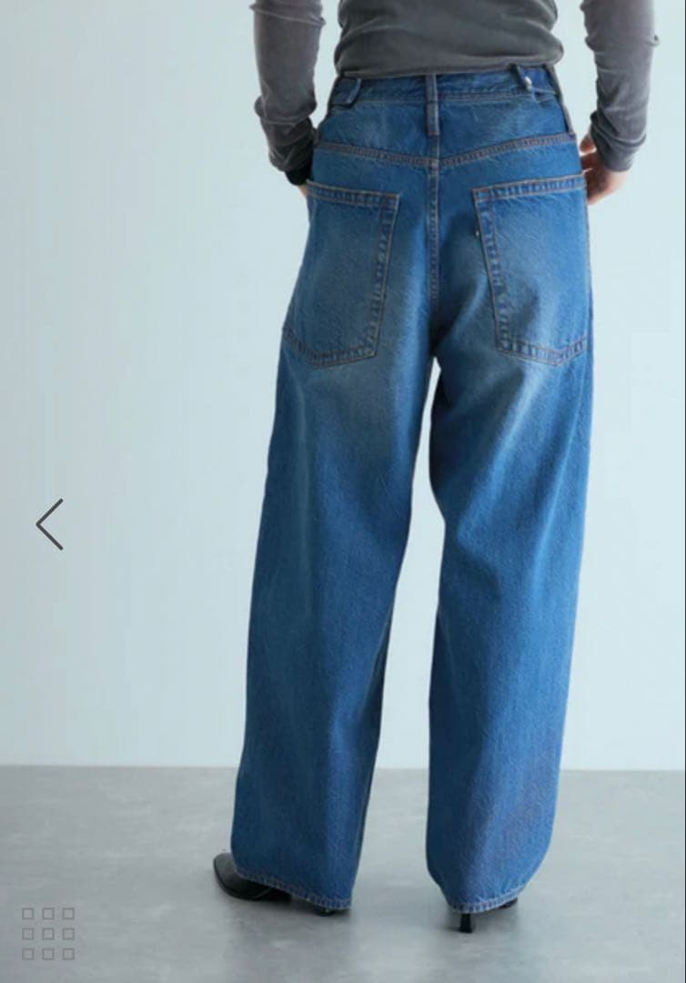 ADAM ET ROPÉ FEMME センターフリンジデニム