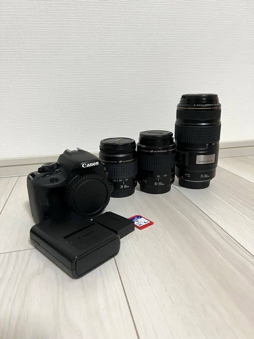 Canon eos kiss X7 一眼レフ レンズ3本セット