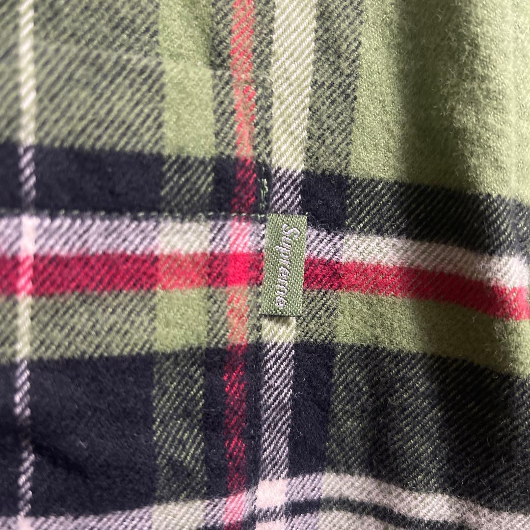 Supreme Tartan Flannel Shirt ネルシャツ　Mサイズ