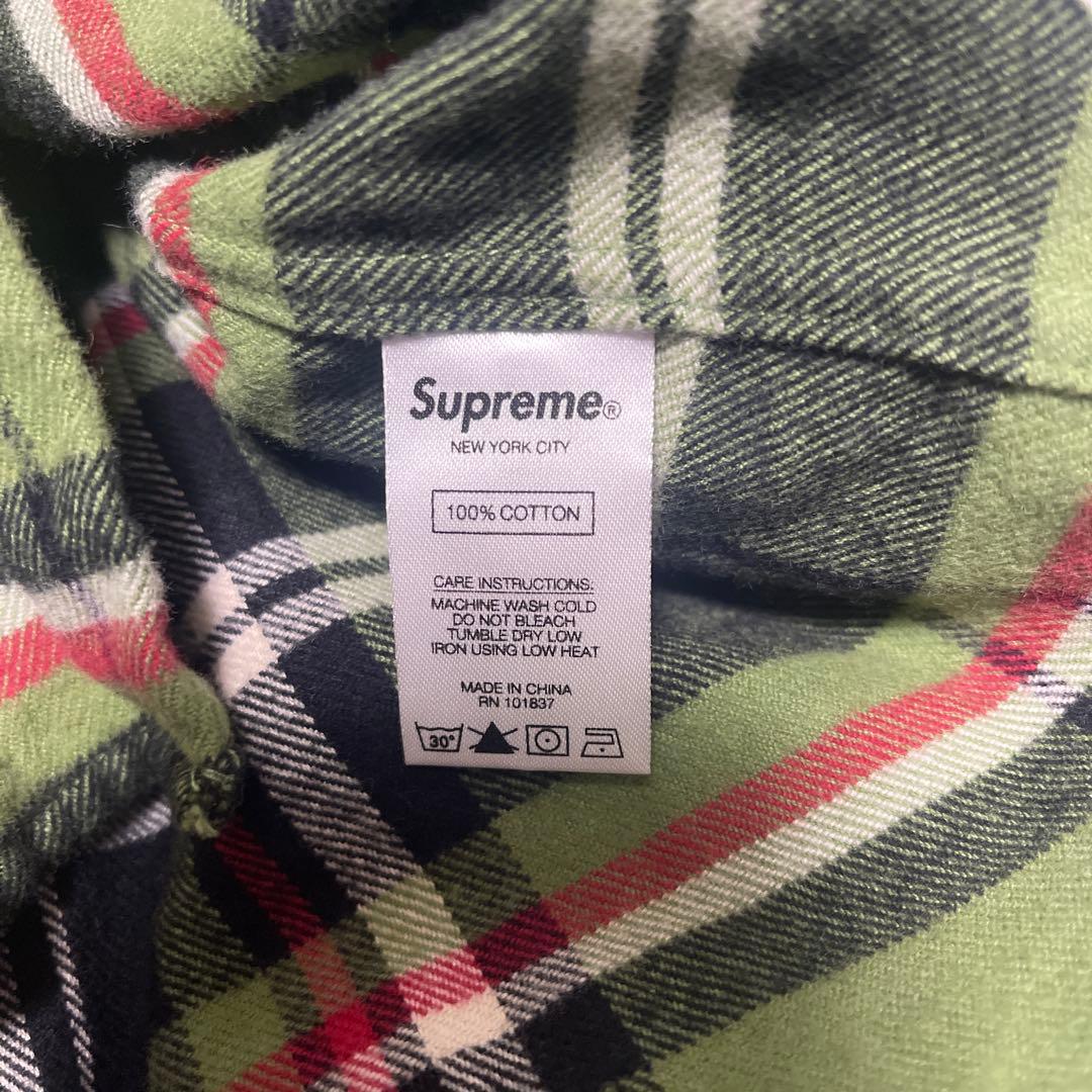 Supreme Tartan Flannel Shirt ネルシャツ　Mサイズ
