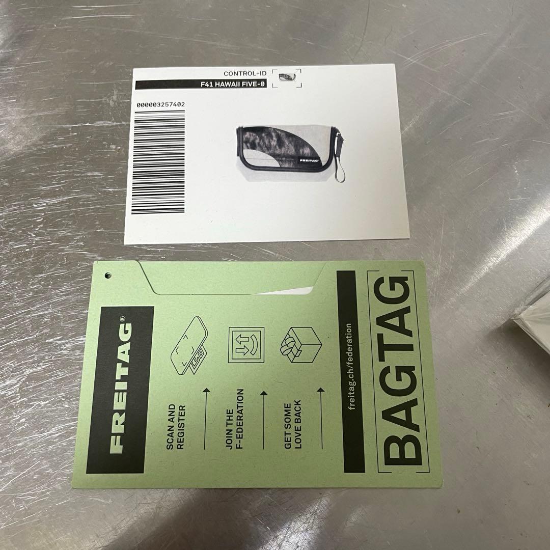 freitag f41 hawaii five-0 グレー　黒