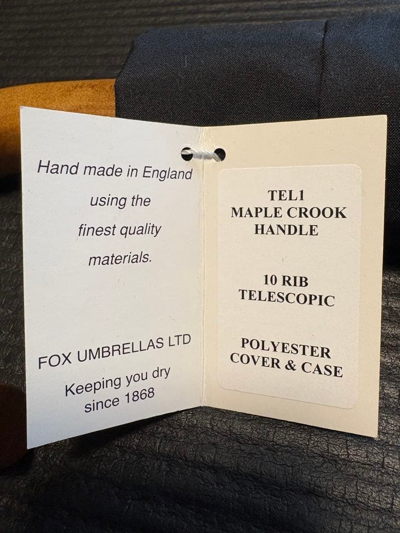 FOX UMBRELLA 折りたたみ傘 ブラック