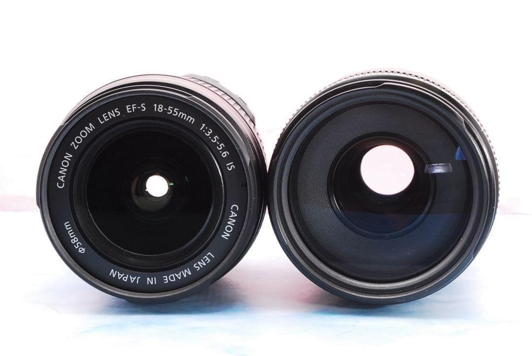 Canon Kiss X7☆一眼レフカメラ☆S数少☆豪華Wレンズ☆軽量＆小型