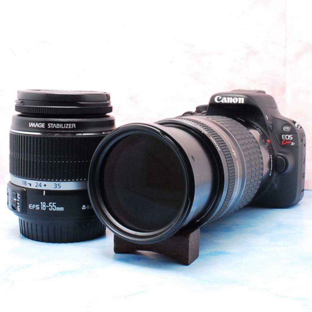 Canon Kiss X7☆一眼レフカメラ☆S数少☆豪華Wレンズ☆軽量＆小型